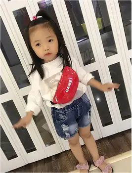 

2020 New Vogue Kids Crossbody Bags Letter Print Solid Color Fashion Girls PU Bags Travel Shopping Outdoor