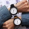 Montre-bracelet à Quartz pour femmes, à la mode, à grand cadran, en PU ► Photo 3/6