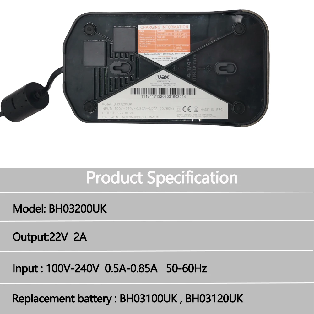 BH50100 for Hoover 22V Li ion Battery 