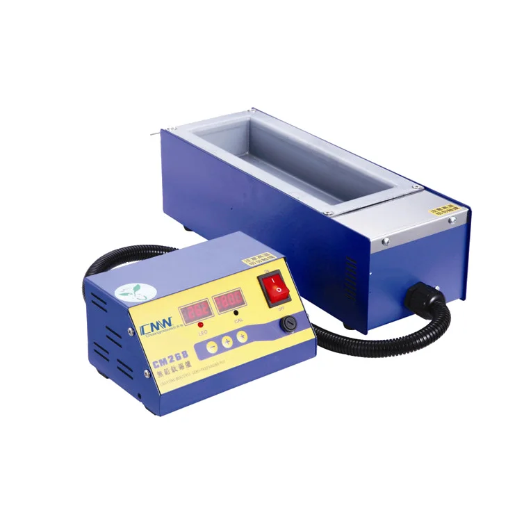 Square high temperature lead free soldering pot split tin solder furnace tin melting digital display 220V 110V CM-268 600C 1000W