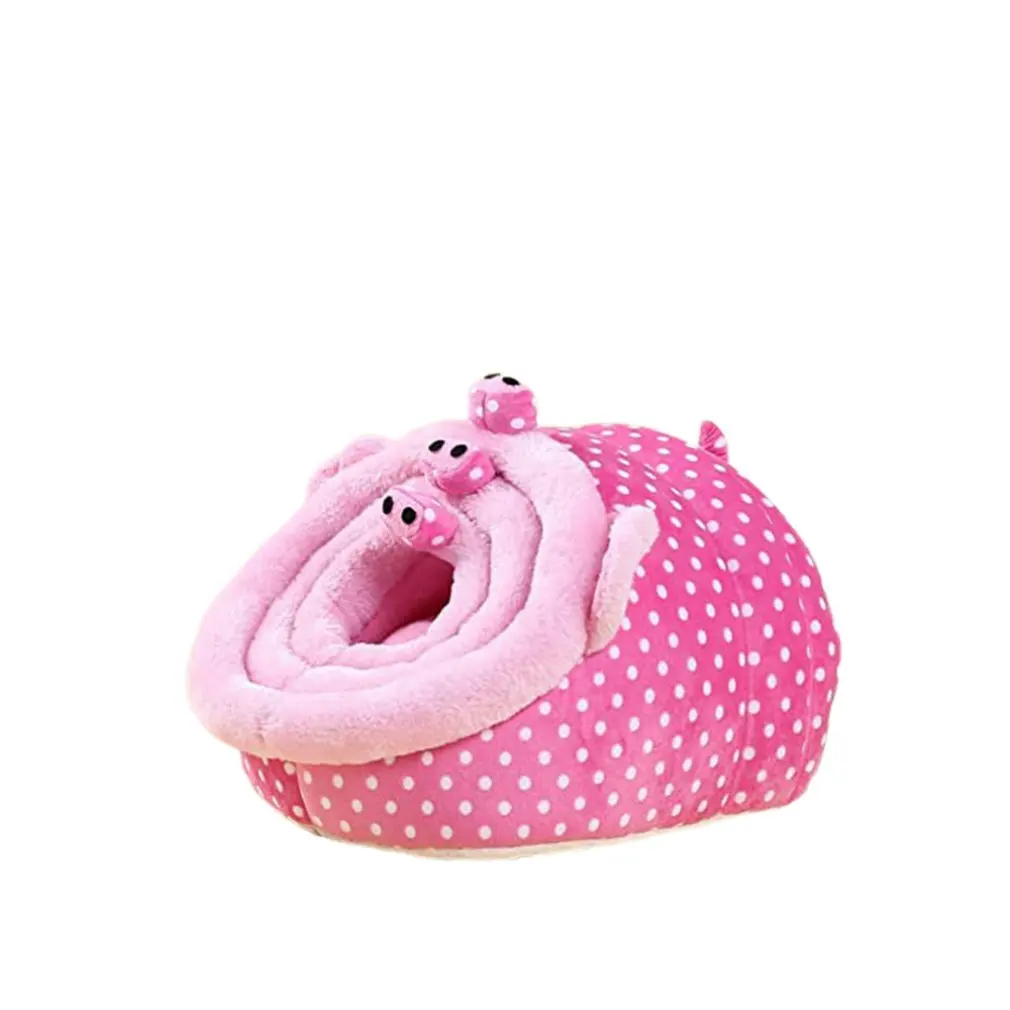Winter Warm Pet Nest Round Short Hair Kennel Cat Litter Soft And Comfortable Supplies | Дом и сад