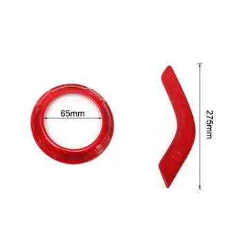 

18pcs/Set Red Car Interior Decor Cover Trim Red For Jeep Wrangler JK JKU 4 Door 2011-2017,Made Of High Quality Material