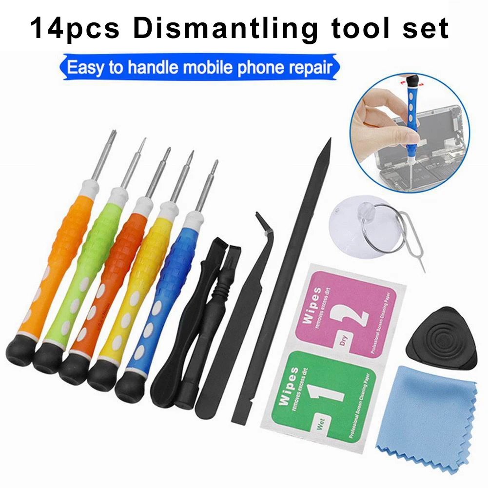 Набор Магнитных отверток для ремонта телефонов 14 шт.|Орудия| |
