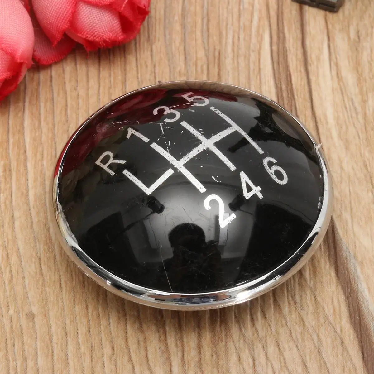 Черная кепка со значком 5 скоростей 6 для Volkswagen Golf V MK5 2003 2009|6 speed|black gear knobgear knob |