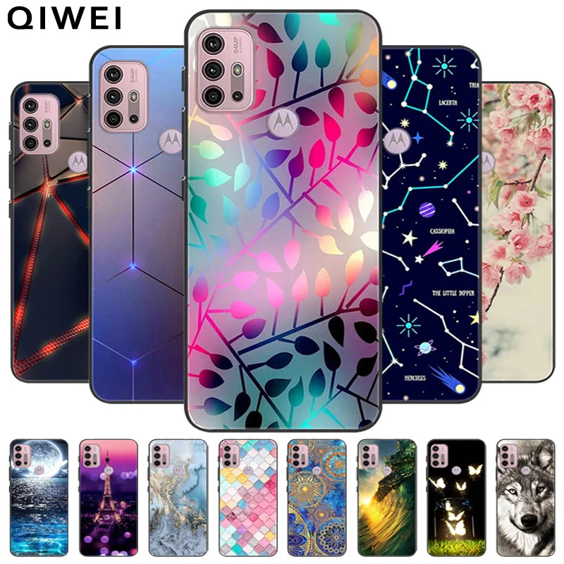 Fashionable Soft Silicone Back Cover Phone Case - Fits 6.5'' Models