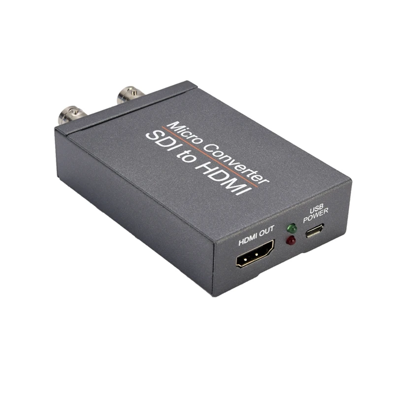  Sdi a Hdmi Mini 3G Hd SD-SDI Video Mini Adattatore Del Convertitore con Audio Auto Formato di Rilev