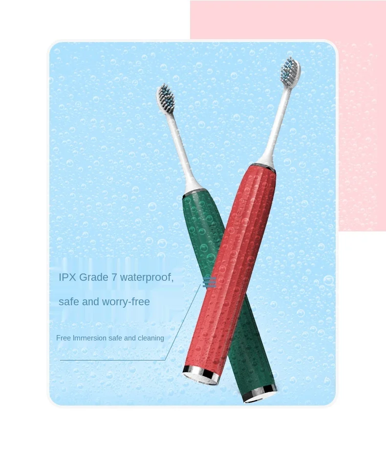 electric toothbrush sonic tooth brush teeth whitening ultrasonic heads travel automatic Waterproof USBRechargeable Acoustic wave electric toothbrush sonic tooth brush teeth whitening ultrasonic heads travel automatic Waterproof USBRechargeable Acoustic wave