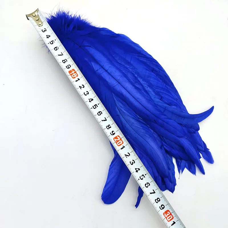 Rooster Feathers Natural Feathers 100 pcs Natural Cock Tail Feathers 25-40cm / 10-16inch Clothing Decoration Stage Performance Rooster Feathers Plume