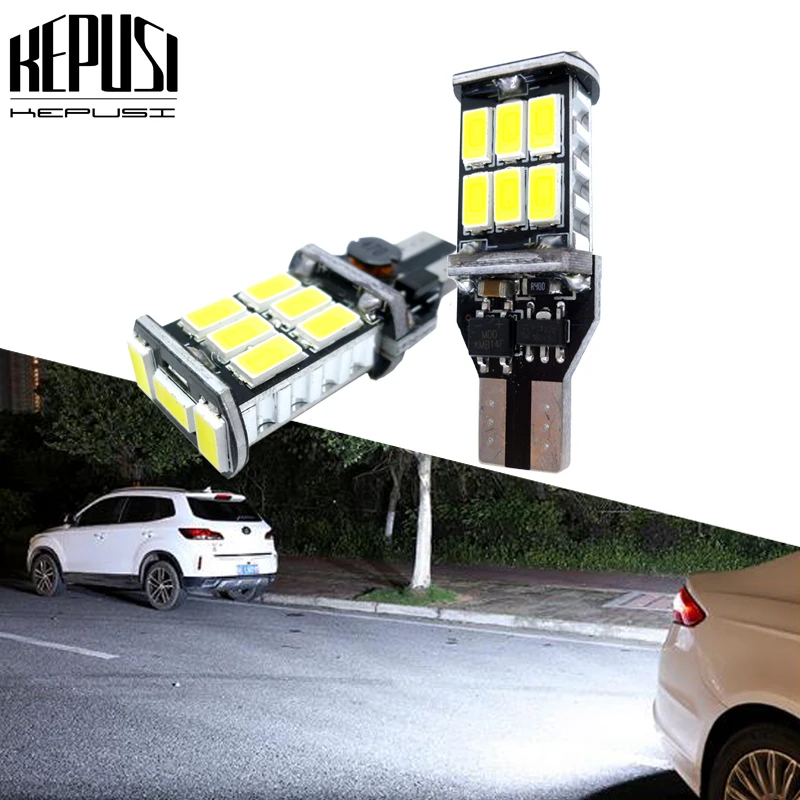 

2pcs 1000Lm W16W T15 LED Bulbs Canbus OBC Error Free LED Backup Light 921 912 W16W LED Bulb Car reverse lamp Xenon White 12V 24V
