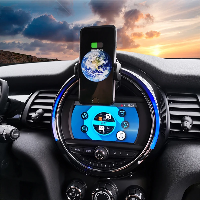 Verpersoonlijking Huiswerk maken Kolonisten L Infrarood Sensor Automatische Qi Snelle Draadloze Auto Telefoon Oplader  Voor Mini Cooper S Jcw Een F54 F55 F56 F60 - AliExpress Auto´s & Motoren