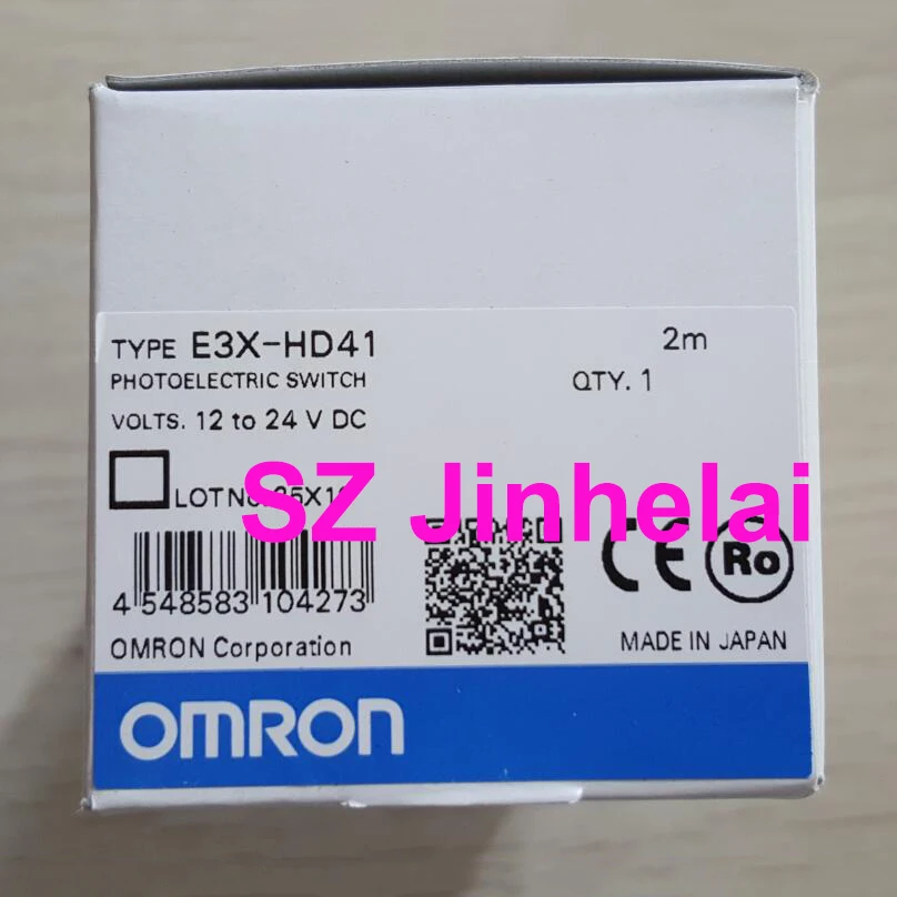 OMRON E3X-HD41 подлинный фотоэлектрический переключатель 12-24VDC 2 м