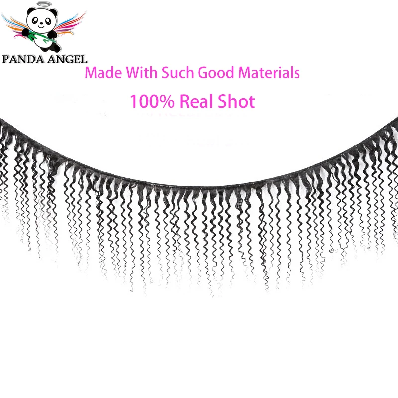 Panda Brazilian Kinky Curly 1/3pcs Bundles Human Hair For Black Women Natural Color 8-28Inch Bundles Deal Remy Hair Extensions