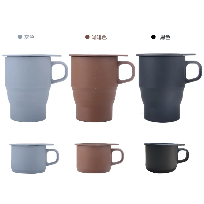

2019 New Style Gift Silica Gel Mug 300ml Creative Silica Gel Cup Guest Logo
