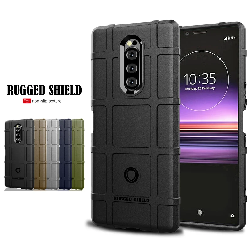 Ударопрочный чехол для sony Xperia1, чехол для sony Xperia 10 Plus, чехол из углеродного волокна для sony Xperia 5, чехол Xperia 1 Xperia10 10