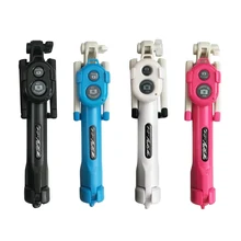 Нержавеющая сталь 75 см Складная селфи Bluetooth 3,0 селфи палка штатив затвора Пульт дистанционного управления для iPhone/Android