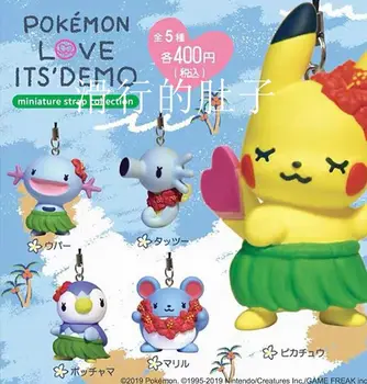 

TAKARA TOMY POKEMON 3-5cm Horsea pikachu Piplup marill anime actie & toy figures model toys for children