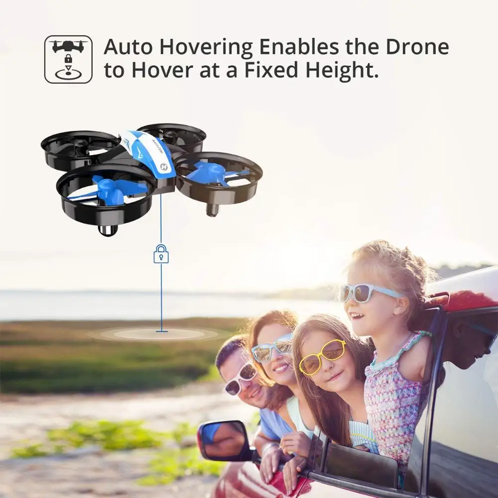 Holy Stone Mini Drone For Kids One Key Land 3D Flip Auto Hovering RC Helicopter Mini Small Drones With 3 Batteries For Children