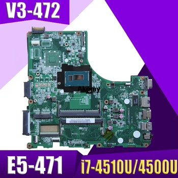 

For Acer V3-472 E5-471 E5-471G V3-472P Laptop motherboard DA0ZQ0MB6E0 with i7-4510U/4500U CPU Onboard 100% fully work perfect