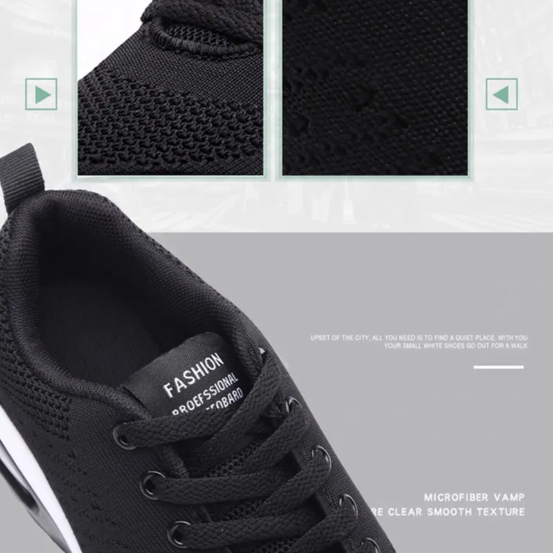 Амортизирующая обувь для бега с воздушной подушкой женщин и мужчин дышащие