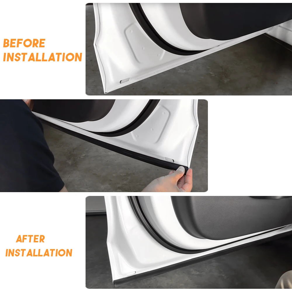 Najtaniej MICTUNING wysokiej jakości 11 sztuk zestaw paski uszczelniające samochodu Auto gumowa uszczelka do drzwi wiatr redukcja szumów zestaw klipsów nadaje się do Tesla Model 3