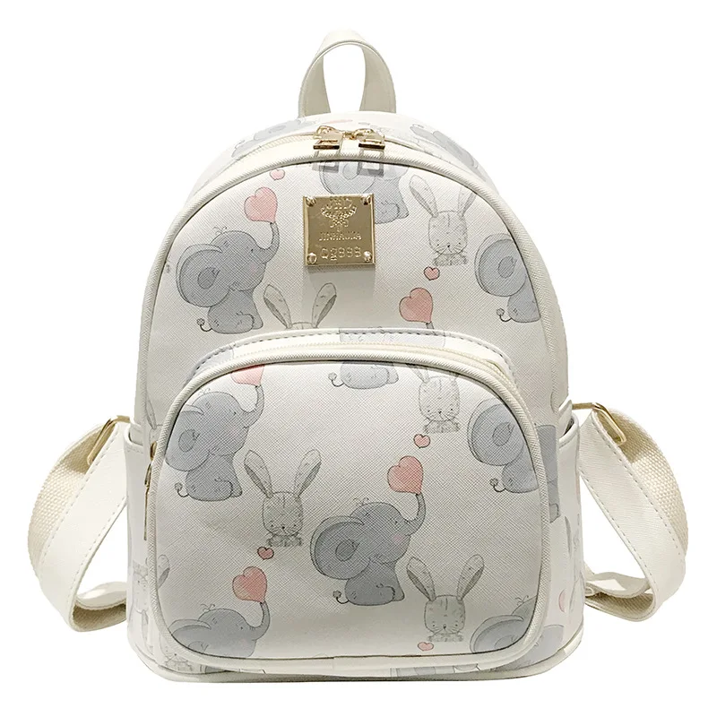 Disney Принцесса Dumbo Pu Сумка Женский студенческий рюкзак с модным принтом дамская сумочка большой емкости сумка на плечо подарок - Цвет: 3