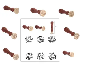 

Tree Golden Wood Sealing Wax Alphabet Creative Blessings Sign Seal Up Seal Stamps Convenient Craft Letter Prop Stamp