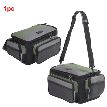 

Pack Zipper Holdall Camera Fishing Tackle Pouch Shoulder Bag Large Capacity Storage Messenger Lure Oxford Rod Reel Outdoor