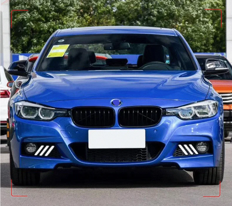 

For BMW F30 F35 3 Series 2013-2019 Daytime running lights LED DRL Fog lamp driving lights with Yellow Turn Signal Function Relay
