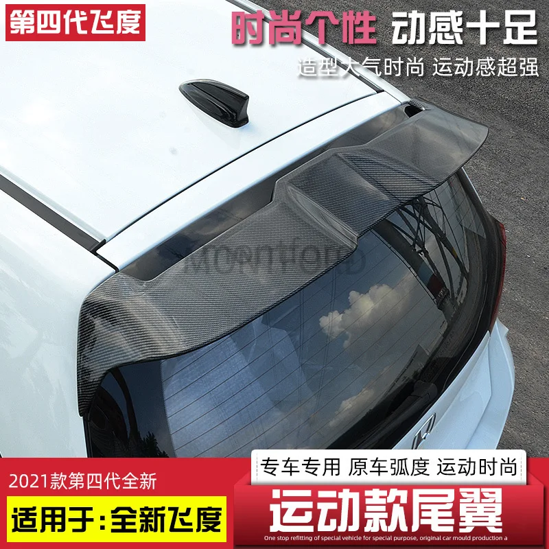 Для Honda FIT JAZZ спойлер 2020-2021 года высокое качество АБС пластик задний на крышу