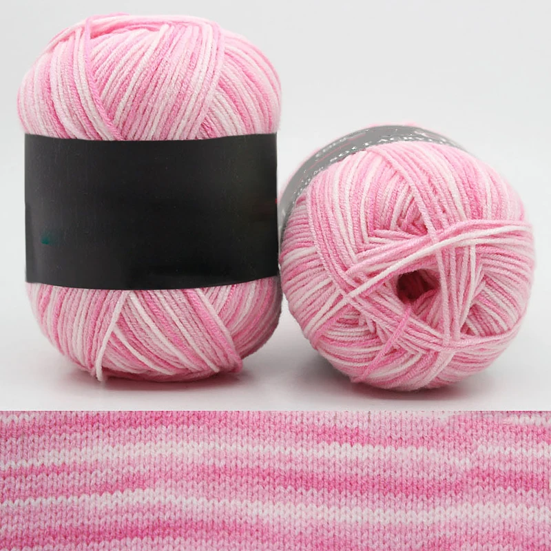 50 г толстый хлопок смесь вязальная пряжа для зимнего свитера шарф крючком окрашенная яркая шерстяная пряжа
