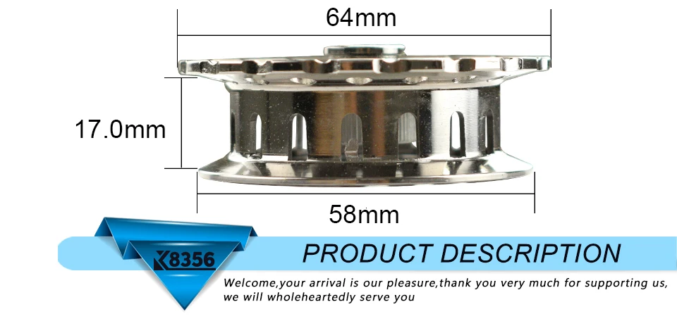 K8356 Metal Fishing Rafts Fly Fishing Reel 6+1BB 2.61 Red Left Right Hand Bait Casting FreshSaltwater Magnet Brake Front Reel (9)