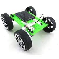 Мини Электрический Солнечный автомобиль модель игрушки DIY образовательные технологии головоломка набор для детей