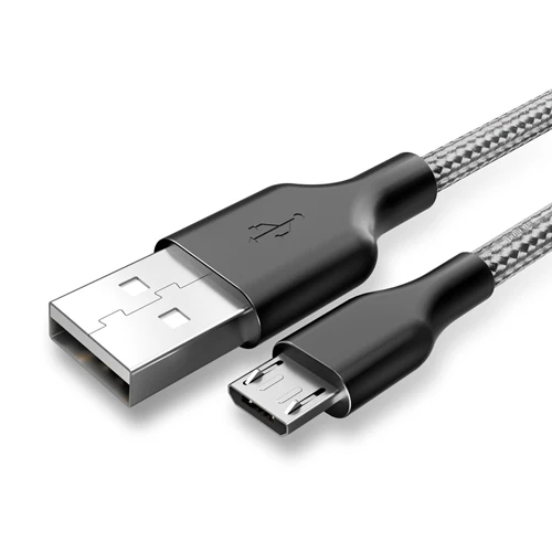 Micro USB кабель для samsung Galxy S7 S6 USB Кабель зарядного устройства для samsung/xiaomi/lenovo/huawei/htc/Meizu Android кабели для мобильных телефонов - Цвет: Серебристый