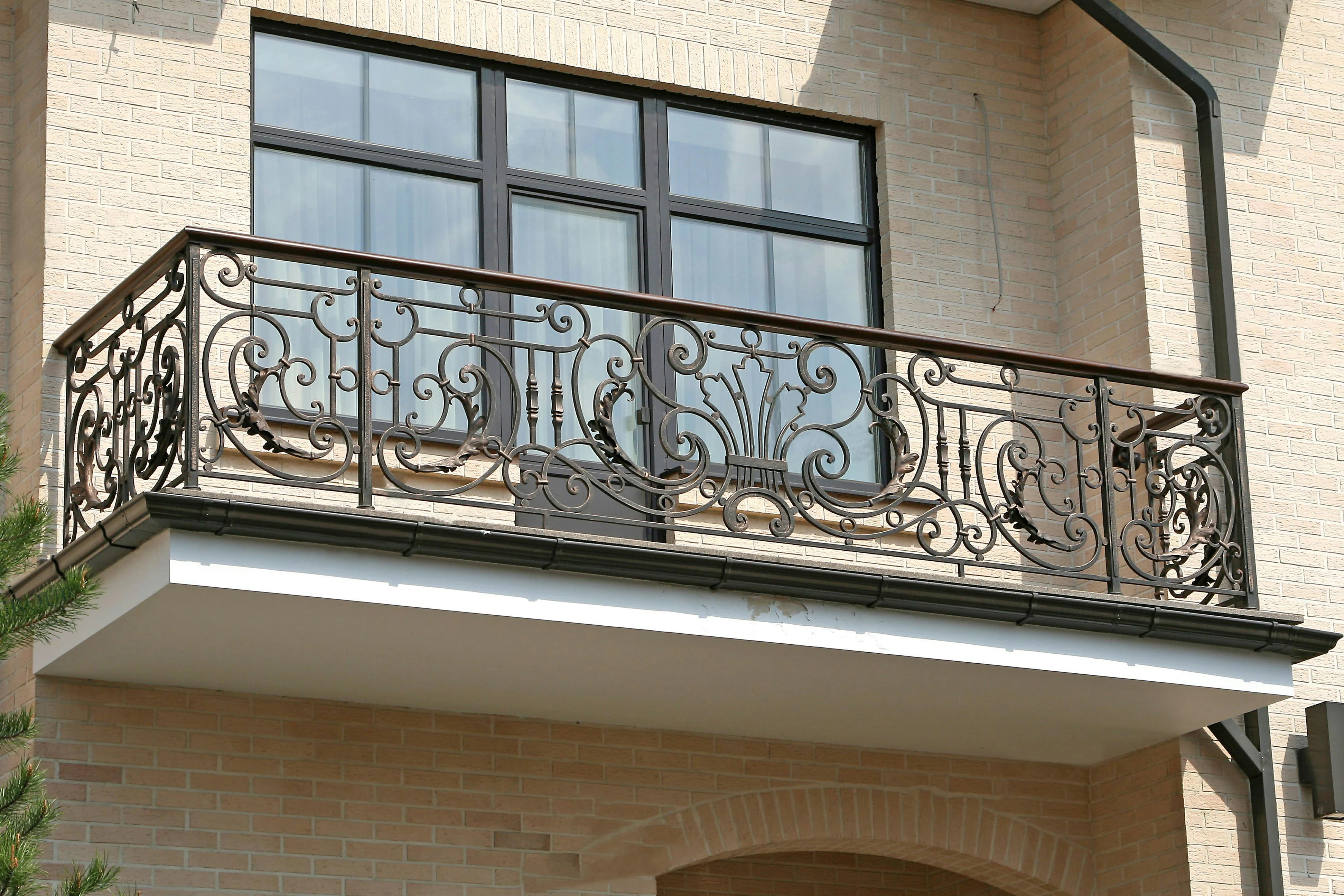 Wrought Iron Railing Manufacturers China Home Villa Balcony Balustrades  Staircase 12 Gauge Design - Door & Window Grates - AliExpress