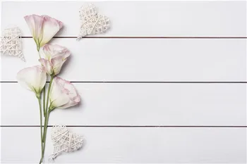 

SHENGYONGBAO Art Fabric Custom Photography Backdrops Prop flower and Wood Planks theme Photo Studio Background S191020-1166