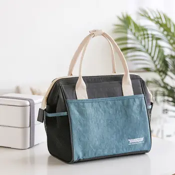 

Thickened Aluminum Foil Thermal Bag Japanese-Style Bento Box Bag Large Food Carrying Tote Bag Waterproof Lunch Lunch Box Bag