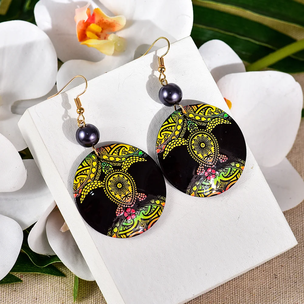 Acrylic Dangle Earrings Trend Angel Pineapple Earing Earring Hawaiian Modern Women's Earrings for Women New Year Gift