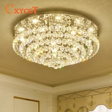 Светодиодный светильник, современный блеск, хрустальная люстра, Faixture, для фойе, спальни, отеля, проекта, заподлицо, G4 лампа