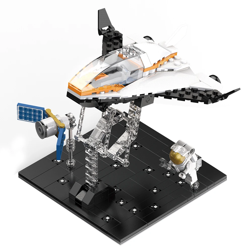 Конструктор MOC City со спутником 60224 корабль космическая игрушка с астронавтом
