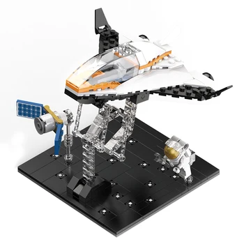 

MOC City Satellite Service Mission 60224 Shuttle Space Toy With Astronaut Minifigure Balance Toys For Kids Child Christmas Gift