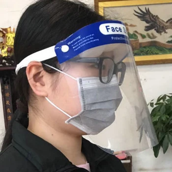 

Anti saliva Splash-proof Face Shield Dust-proof Mask Head-mounted Transparent Protective Face Mask Oil-Splash Proof Mask Cover