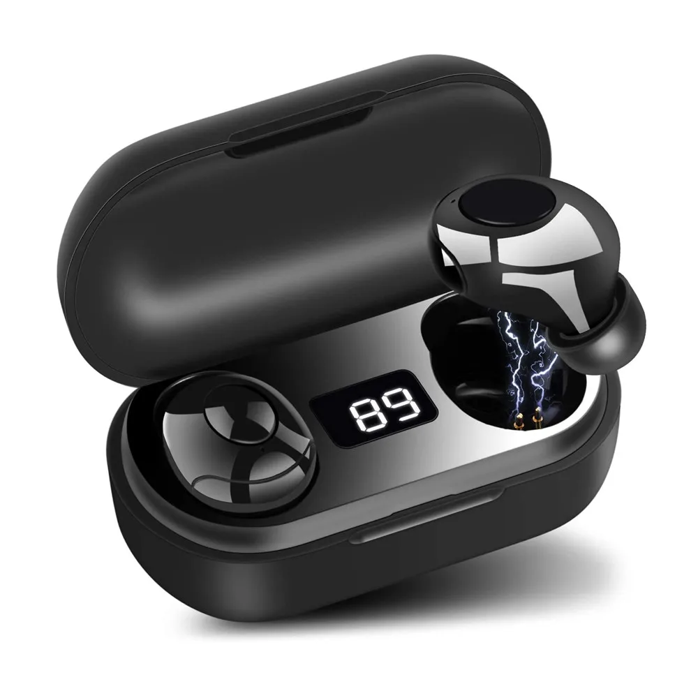 Беспроводные наушники TWS Bluetooth V5.0 водонепроницаемые мини-наушники Hi-Fi