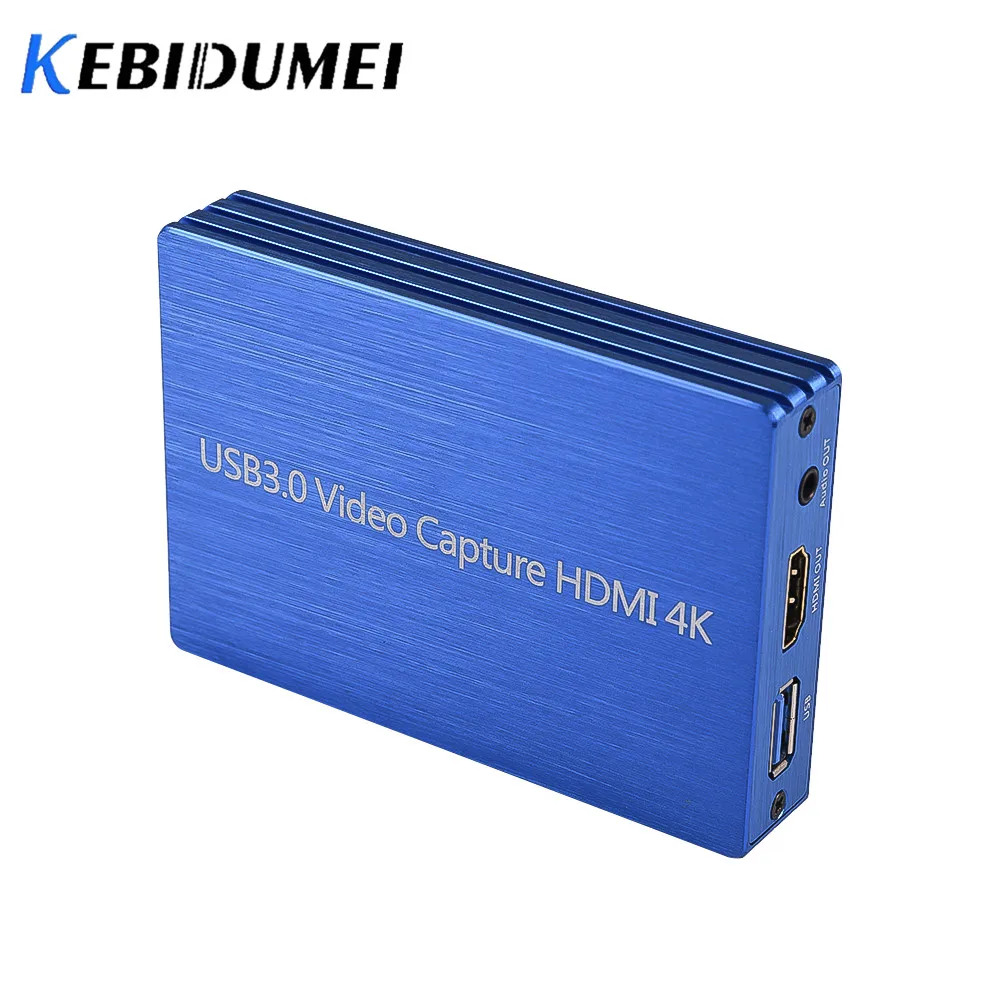 4K HDMI To USB 3.0 Video Capture Card Dongle 1080P 60fps HD Video Recorder Grabber For OBS Capturing Game Game Capture Card Live