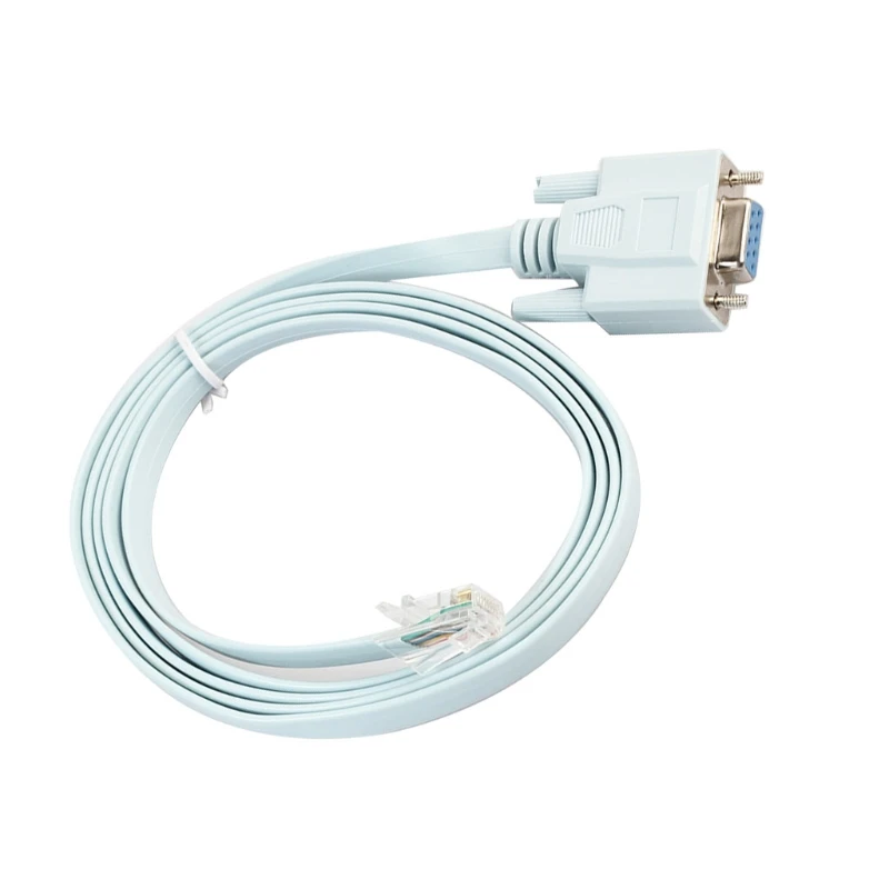 Кабель-переходник для консоли Cisco RJ45 Cat5 Ethernet-порт Rs232 DB9 COM последовательные