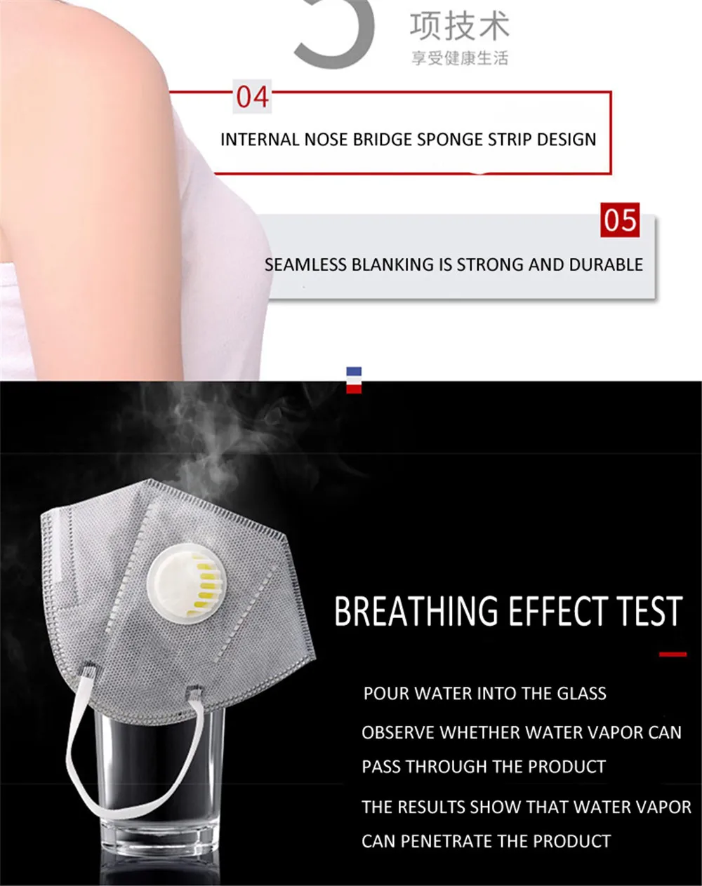 KN95 Valve Mask 5 Layer Flu Anti Infection N95 Face Mask 95% Breathable Respirator PM2.5 n95 face mask mouth cover KN95 Masks