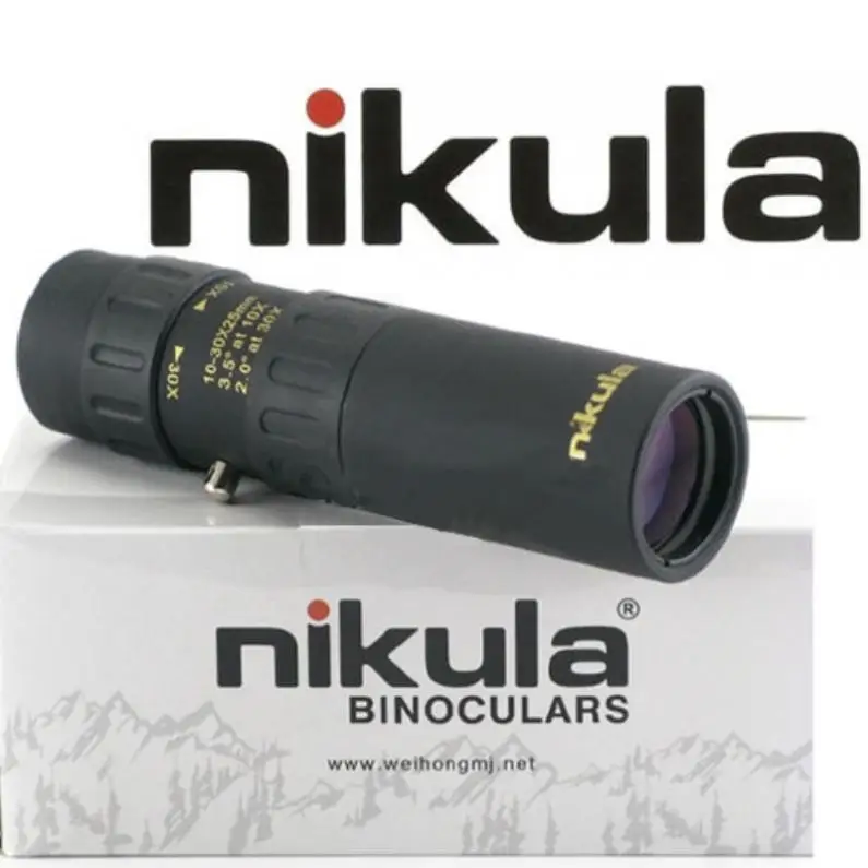 Nikula 10-30x25 высокомощные карманные Монокулярные телескопы-Small Bugler