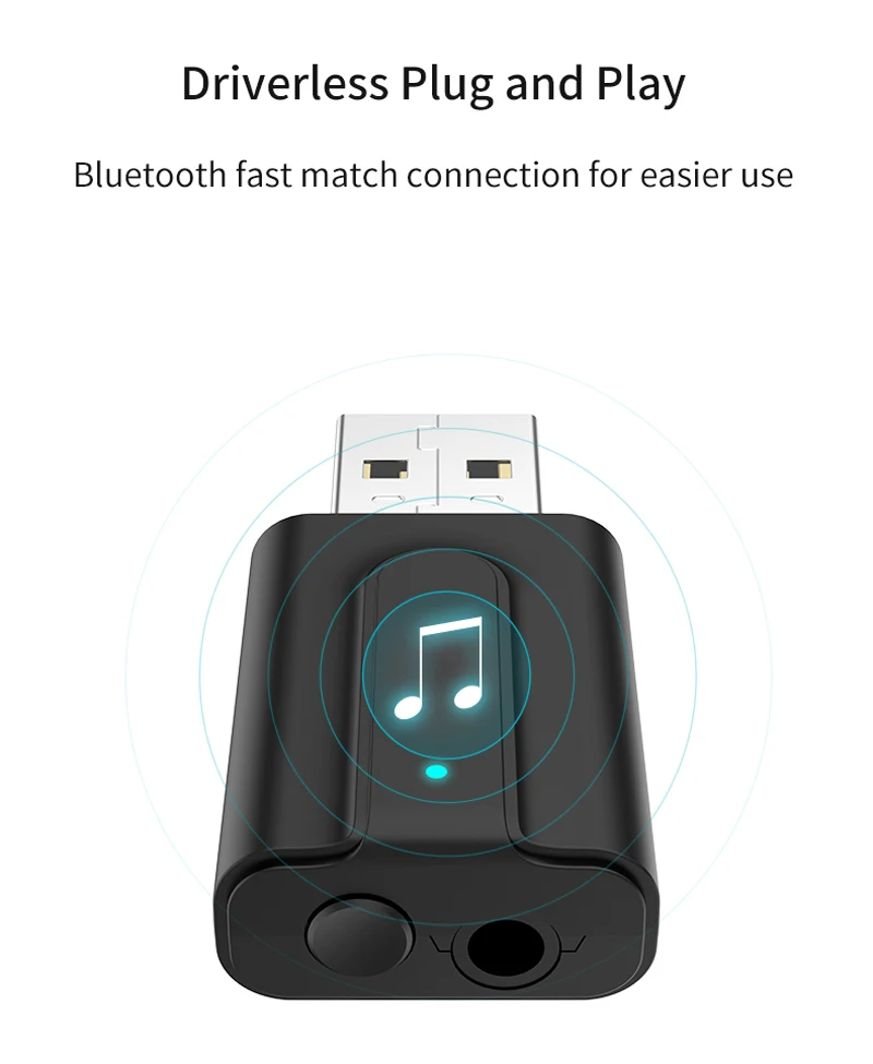 2 в 1 Bluetooth 5,0 аудио приемник передатчик RCA 3,5 мм AUX Jack HIFI стерео USB беспроводной адаптер для ТВ ПК MP3 автомобильный комплект