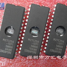 5 pces/10 pces M27C256-10F1 M27C256B-10F1 m27c256 27c256 m27c256b dip28 ic eprom uv 256kbit 100ns chips de memória melhor qualidade usado