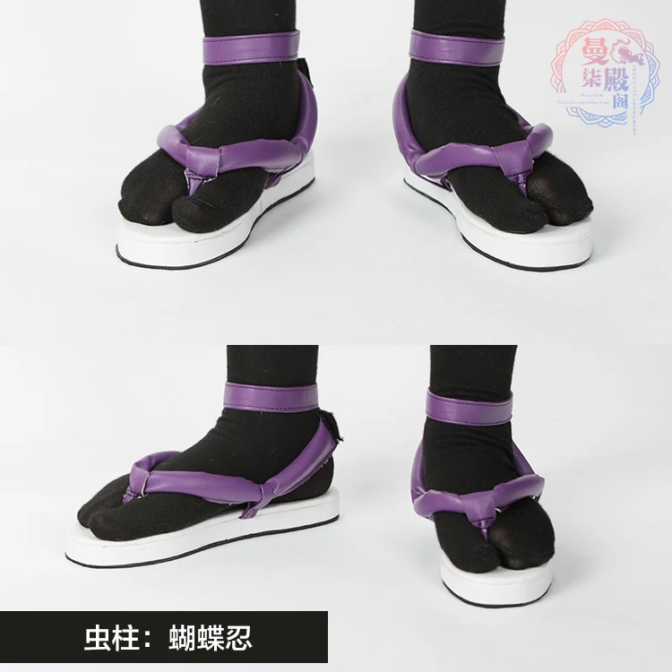 Обувь для костюмированной вечеринки для косплея; kumetsu No Yaiba Kamado Tanjirou Nezuko Kanroji Mitsuri Kochou Uzui Rengoku Kyoujurou