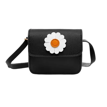 

Hot Children Baby Girls Cute Flower Cross-body Handbag Fashion Girls Kids Multi-color PU Shoulder Messenger Bag